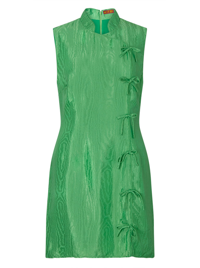 Aubrey Lime Green Mini Dress