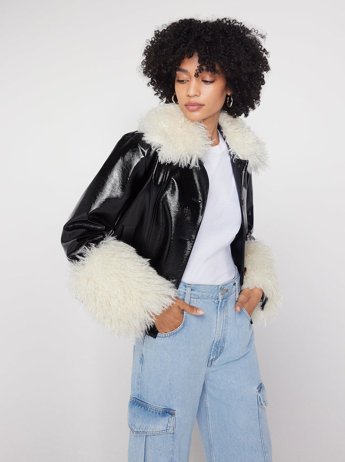 Bonnie Black Vinyl Jacket