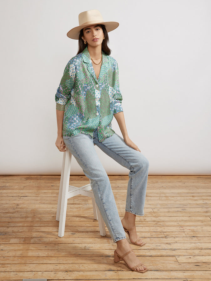 Adina Mixed Floral Print Top