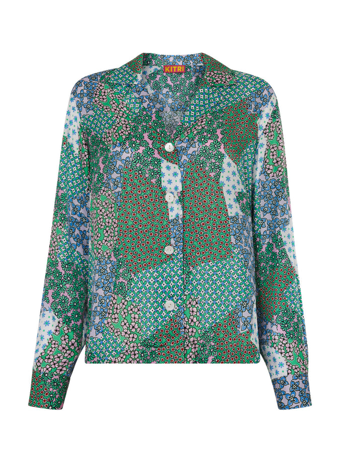 Adina Mixed Floral Print Top