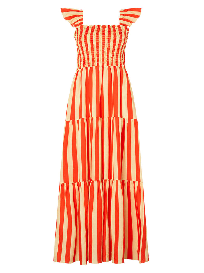 Aisha Striped Maxi Dress