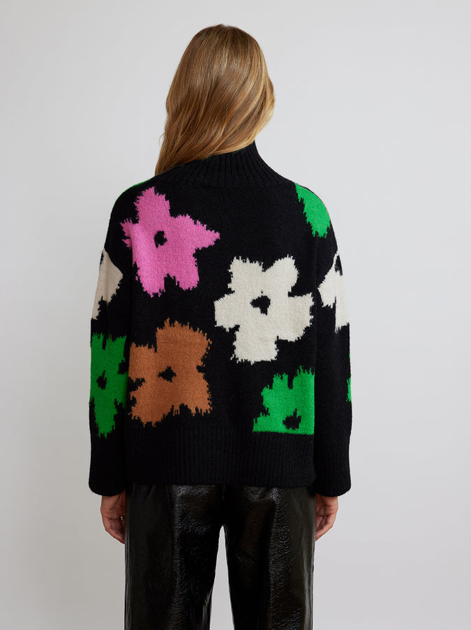 Anna Multi Floral Sweater by KITRI Studio
