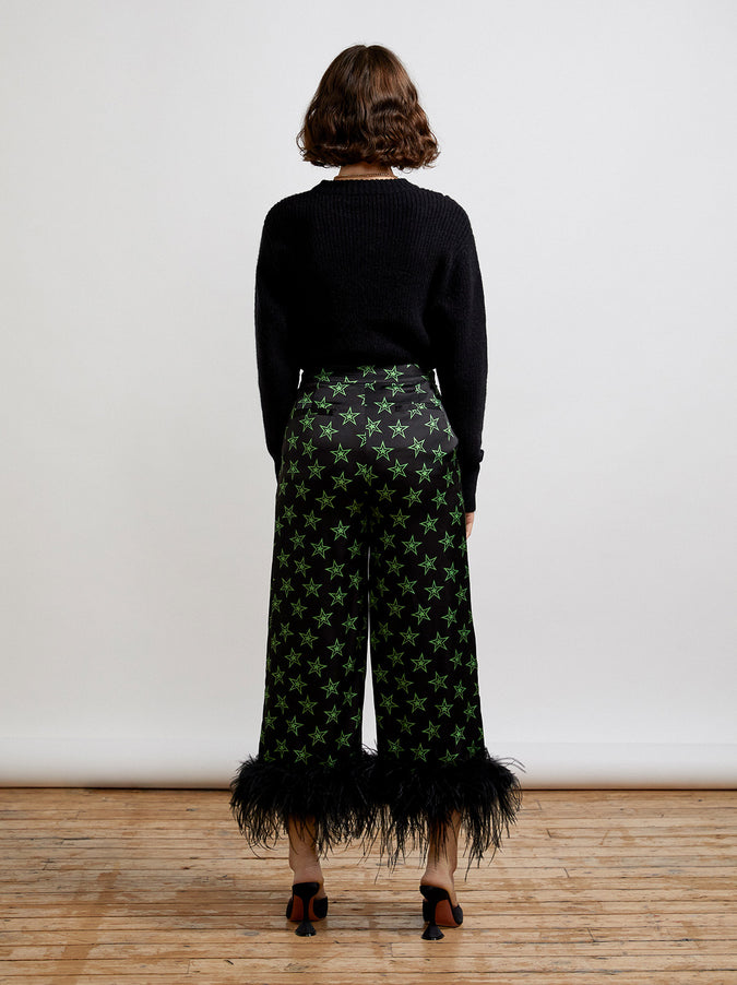 Apollo Retro Star Print Pj Trousers by KITRI Studio