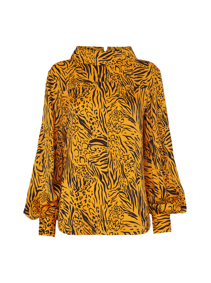 Beatrix Animal Print Top by KITRI Studio