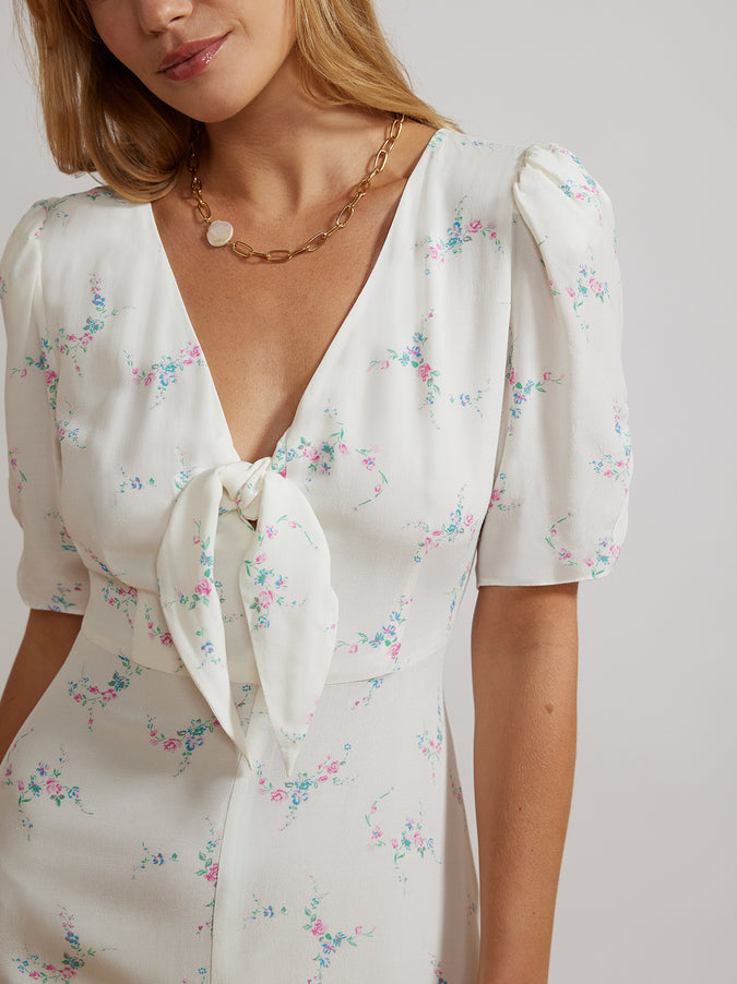 Bell Ivory Midi Dress