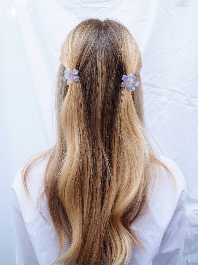 Pastel Butterfly Hair Clips