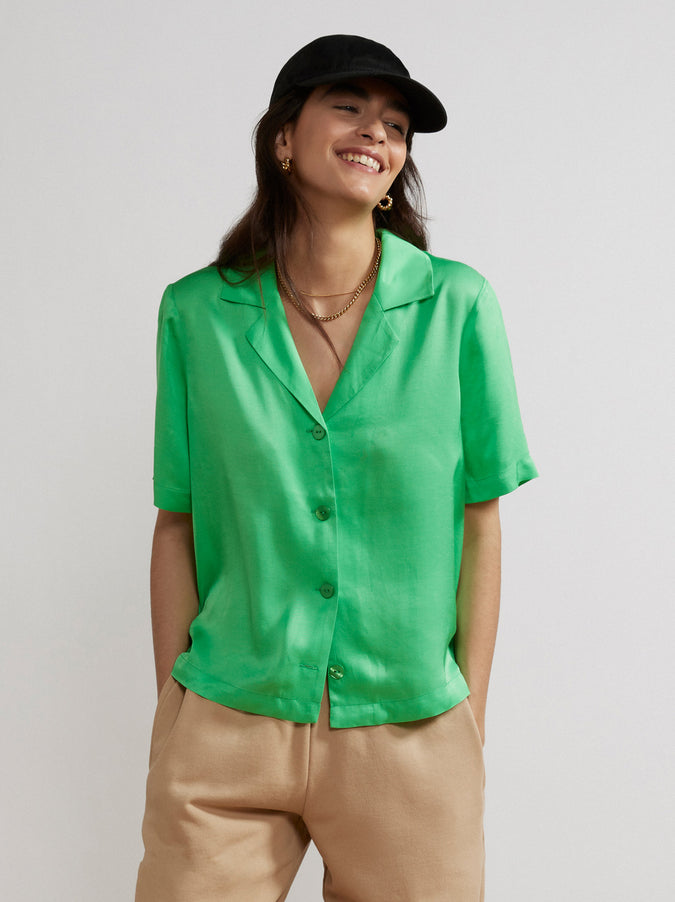 Cammy Apple Green Top