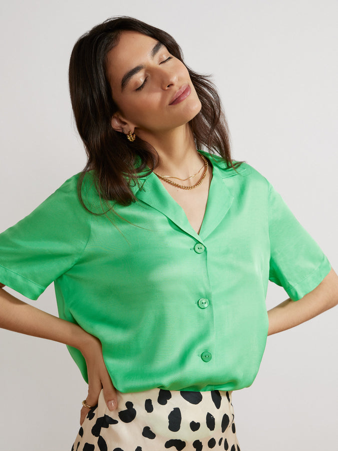 Cammy Apple Green Top