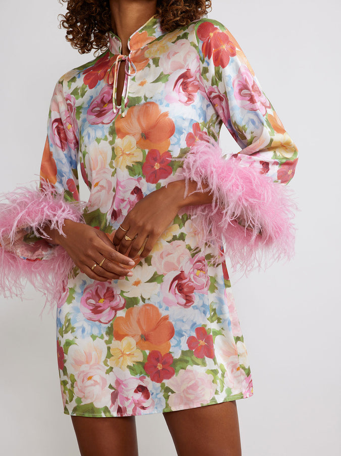 Carlotta Painted Floral Mini Dress by KITRI Studio