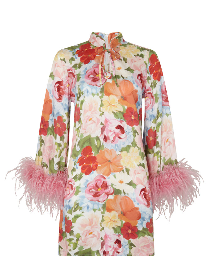 Carlotta Painted Floral Mini Dress by KITRI Studio