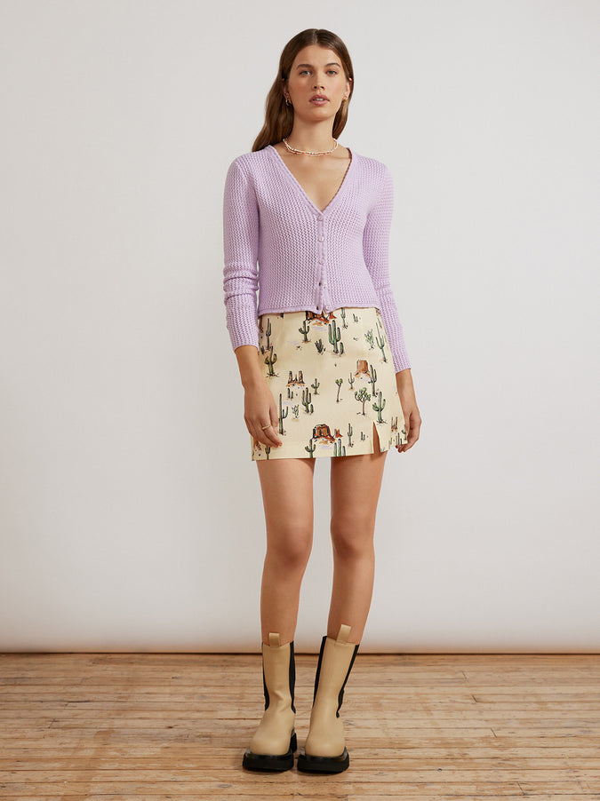 Colette Joshua Tree Print Mini Skirt by KITRI Studio