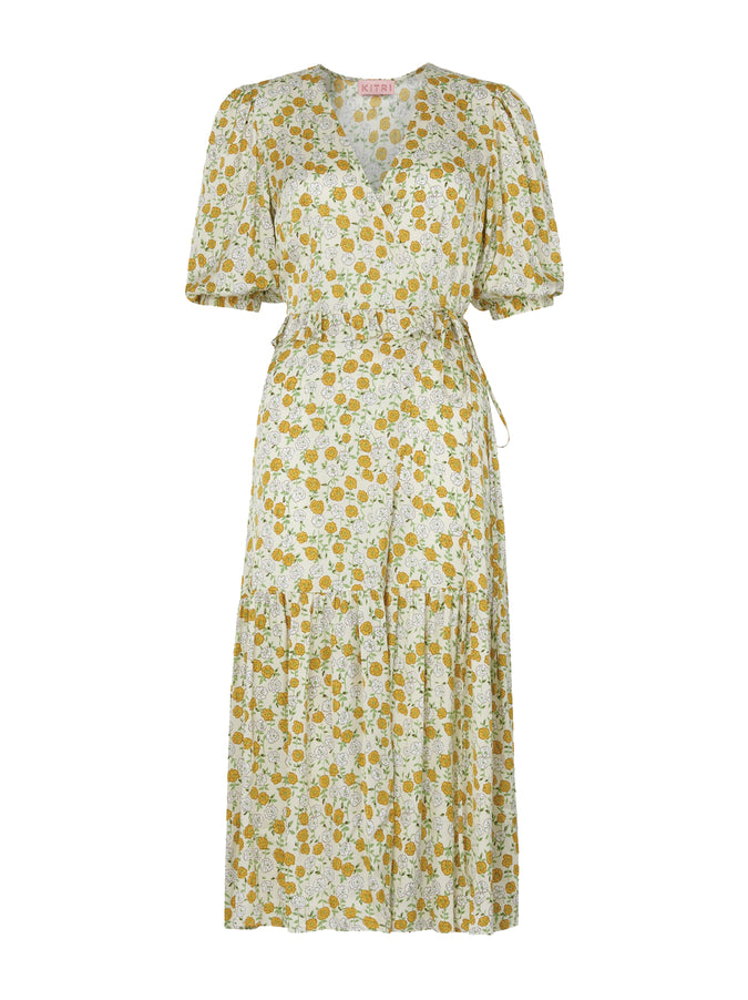 Connie Floral Print Wrap Dress
