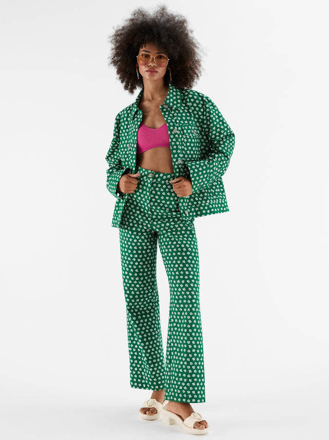 Daniella Green Ditsy Floral Trousers