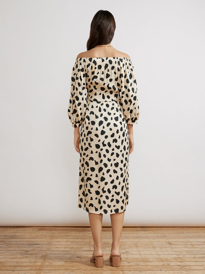 Della Animal Spot Dress