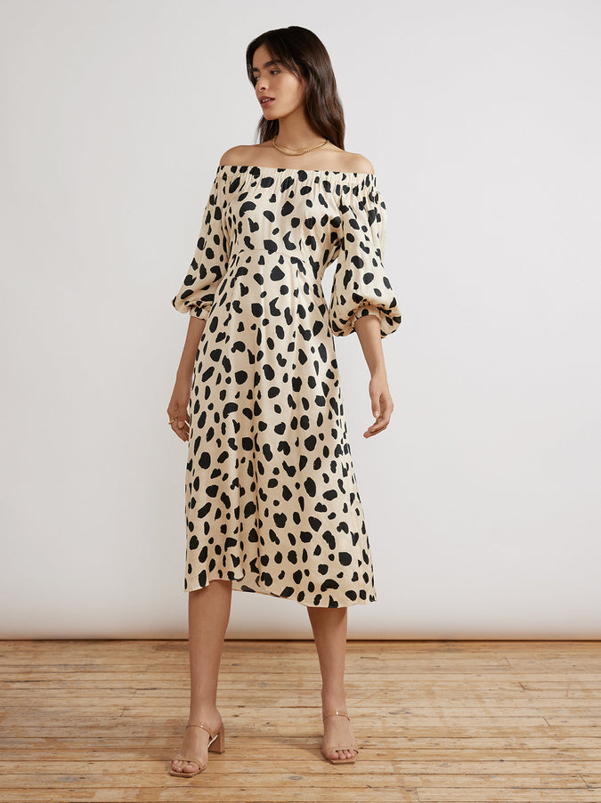 Della Animal Spot Dress