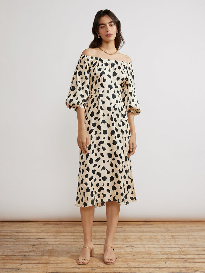 Della Animal Spot Dress