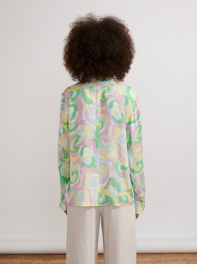 Devon Multi Floral Swirl Top