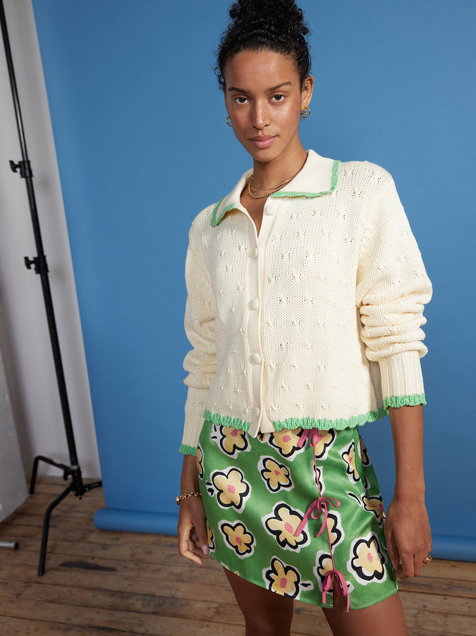 Dolly Ivory Cardigan by KITRI Studio