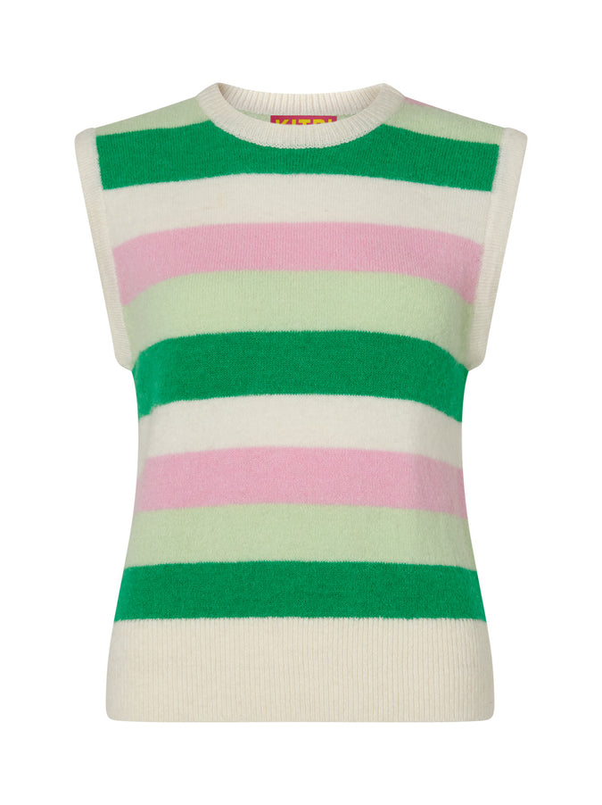 Dominique Striped Vest by KITRI Studio