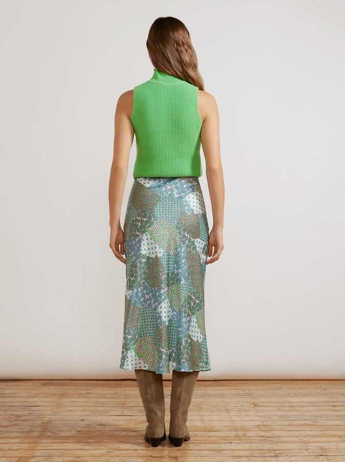 Dylan Mixed Floral Print Skirt