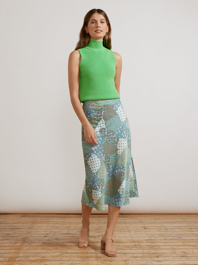 Dylan Mixed Floral Print Skirt
