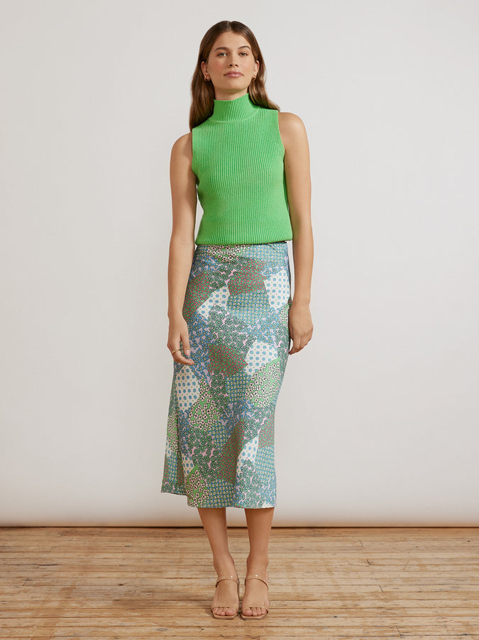 Dylan Mixed Floral Print Skirt