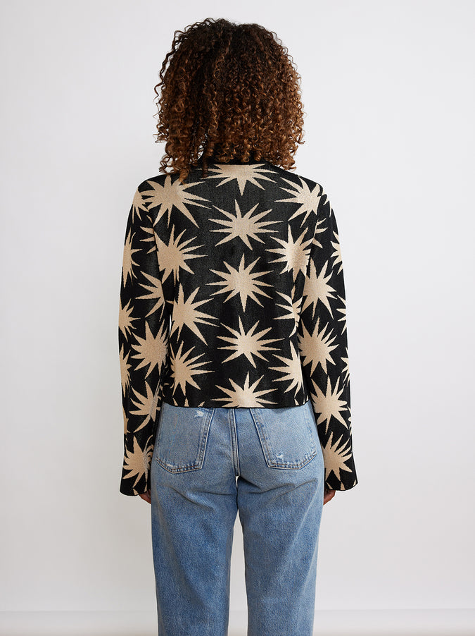 Eloise Star Lurex Knit Top by KITRI Studio