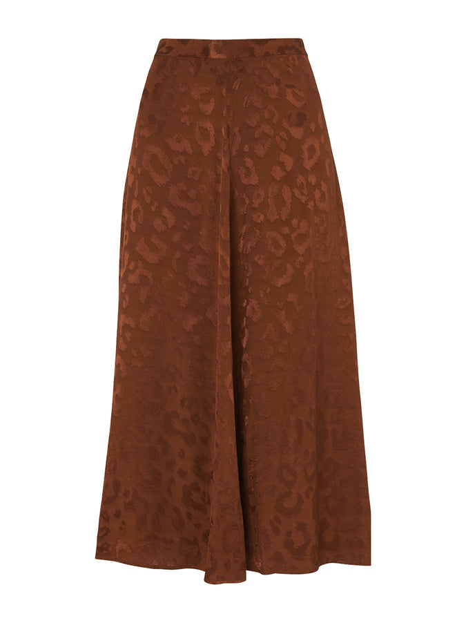 Emilia Animal Print Midi Skirt by KITRI Studio