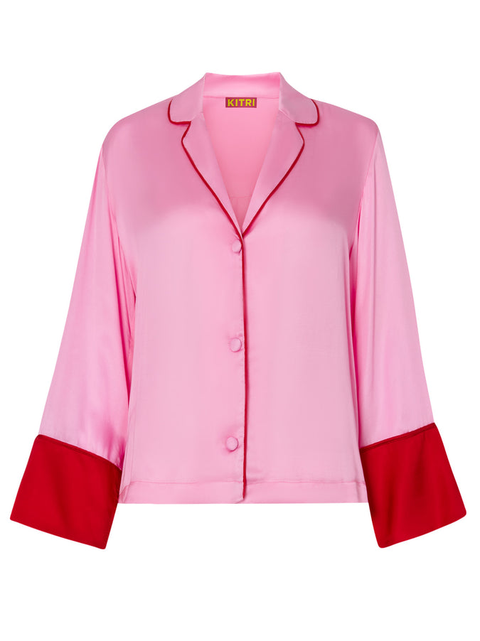 Estella Pink Pj Top by KITRI Studio