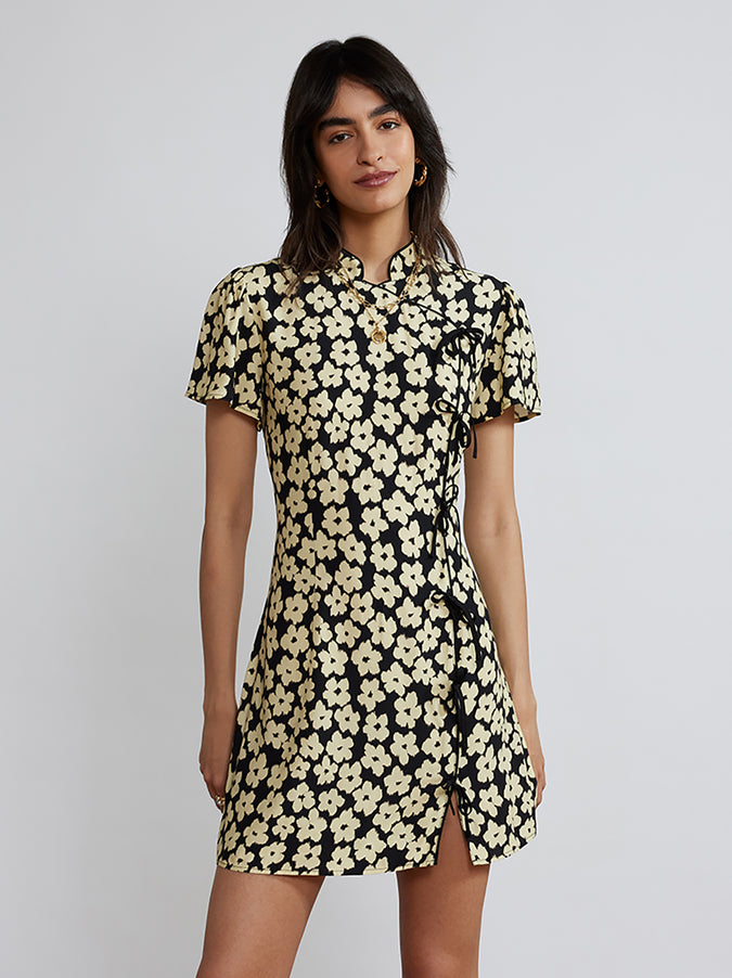 Harlow Blurred Floral Mini Dress by KITRI Studio