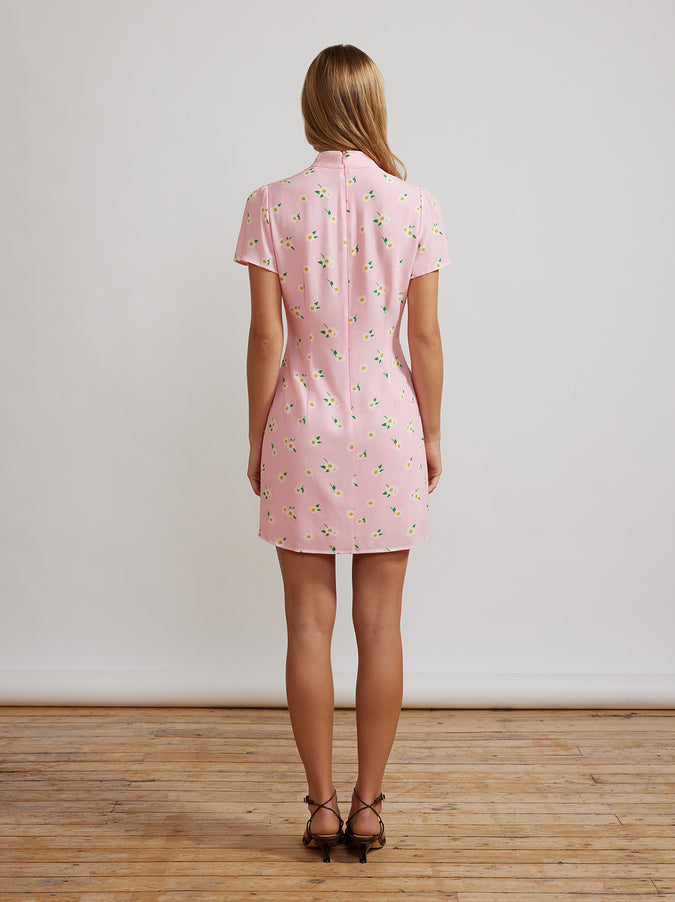 Harlow Pink Daisy Mini Dress