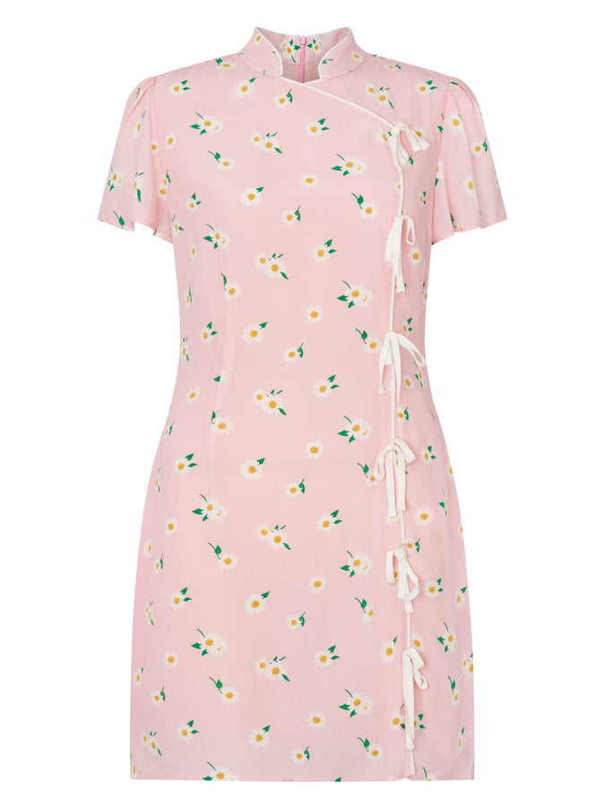 Harlow Pink Daisy Mini Dress