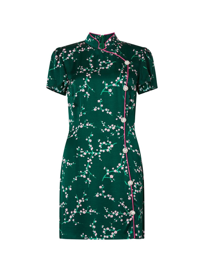 Harlow Cherry Blossom Mini Dress by KITRI Studio