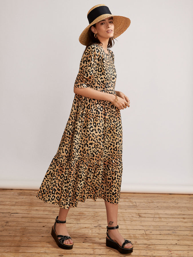Hazel Animal Print Dress by KITRI Studio
