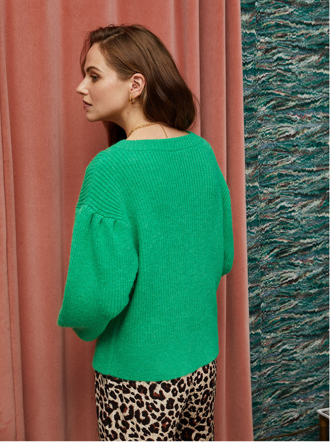 Isabella Alpaca Blend V-Neck Sweater