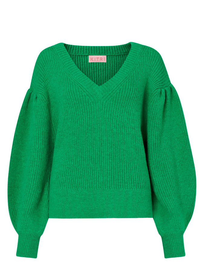 Isabella Alpaca Blend V-Neck Sweater