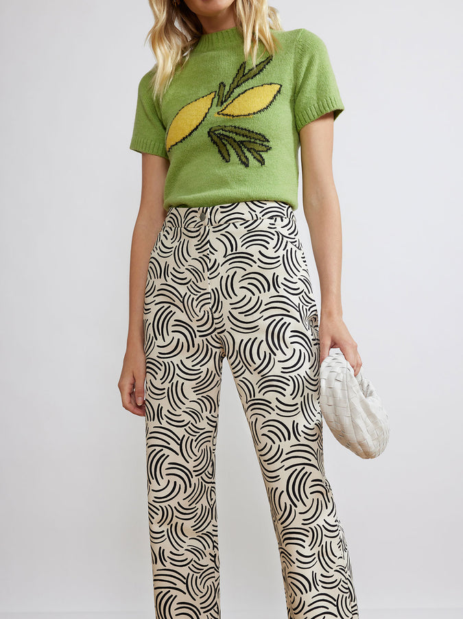 Janice Mono Geo Trousers by KITRI Studio