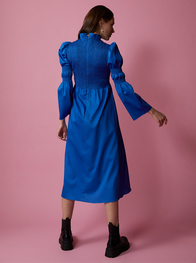 Juliette Cotton Shirred Dress by KITRI Studio