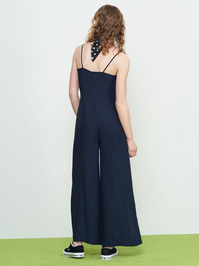 Alina Navy Split Leg Jumpsuit by KITRI Studio
