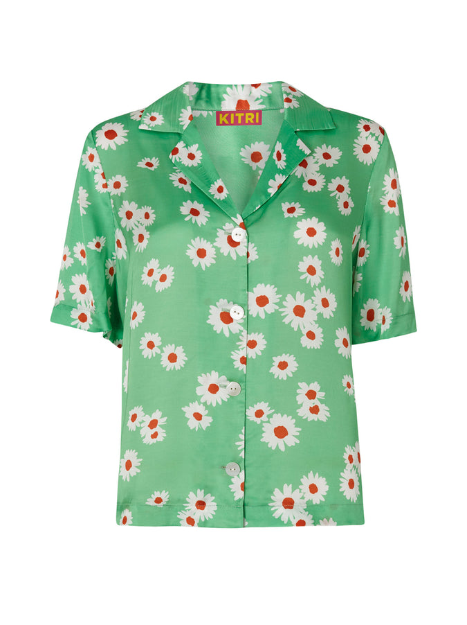 Cammy Green Daisy Top by KITRI Studio