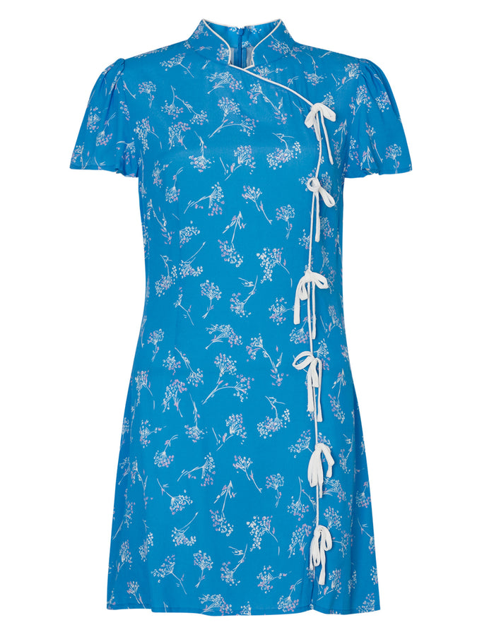 Harlow Blue Dandelion Mini Dress by KITRI Studio