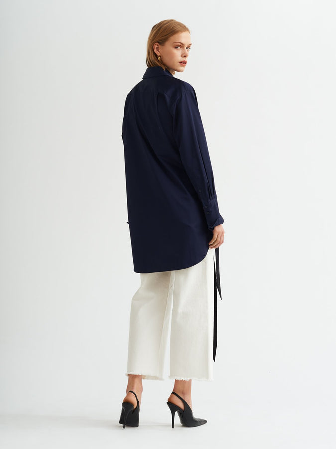 Joanna Sash Shirt Dress by KITRI Studio