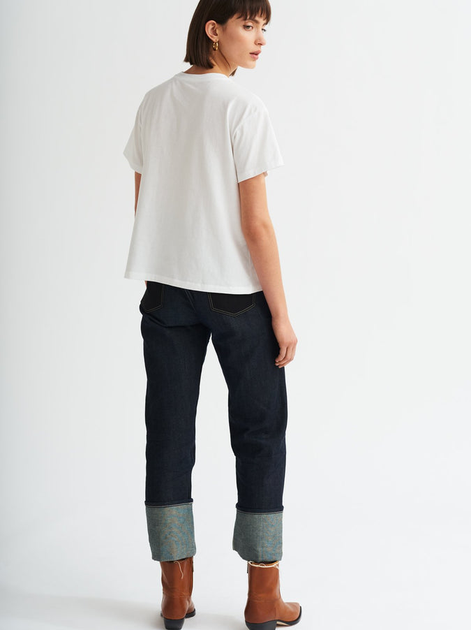 KITRI Cotton Crew Neck T-shirt by KITRI Studio