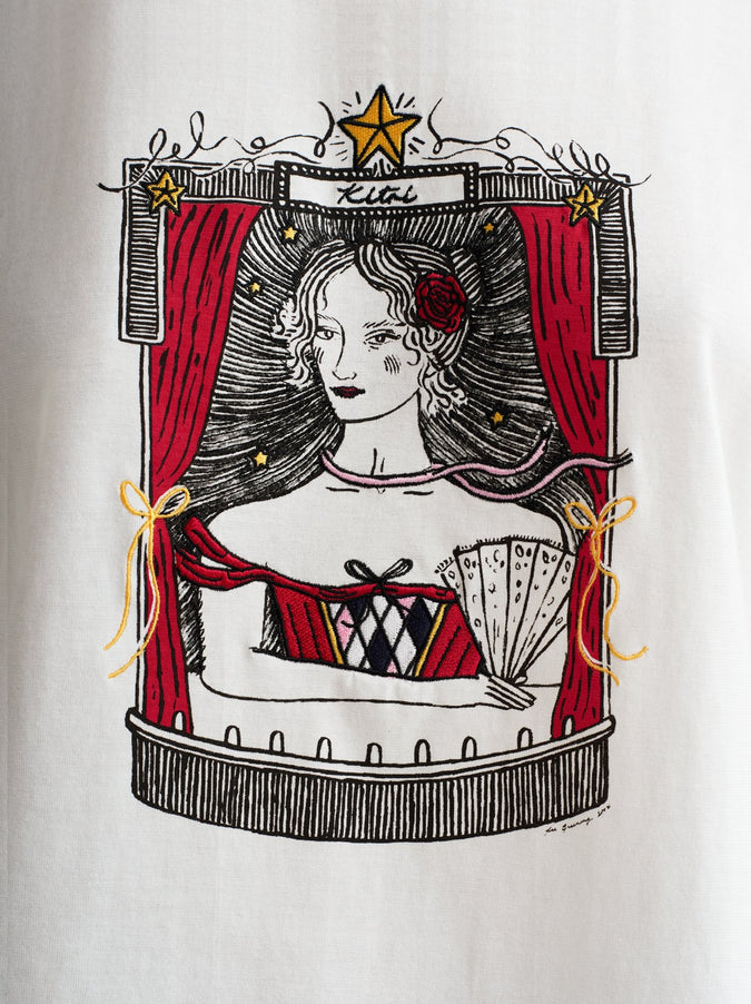 KITRI Cotton Crew Neck T-shirt by KITRI Studio