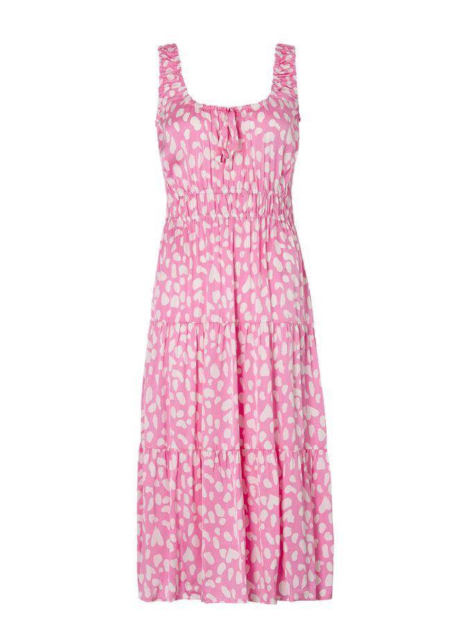 Lucia Pink Animal Heart Dress by KITRI Studio
