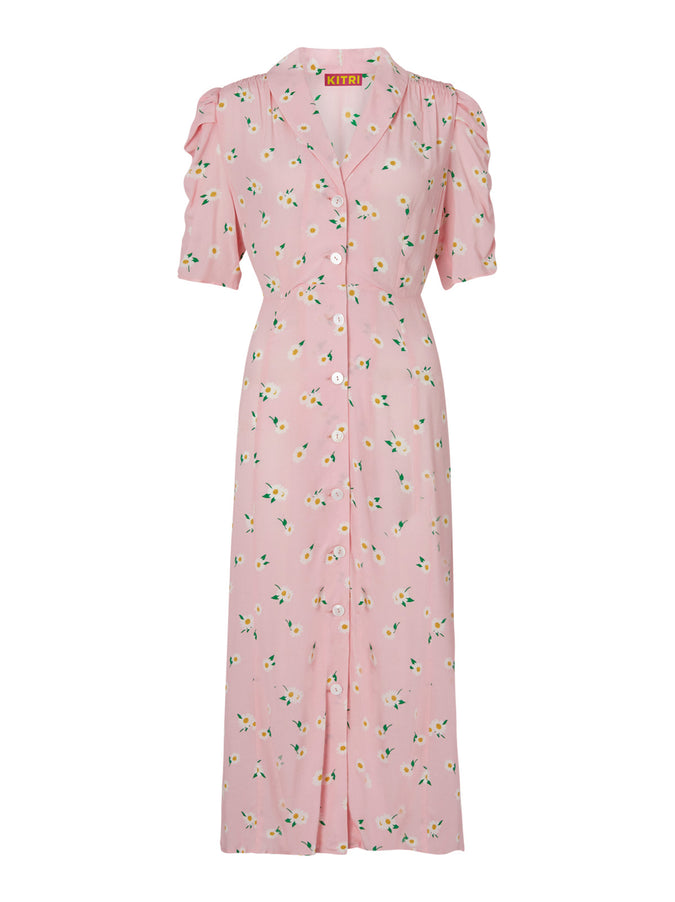 Maguire Pink Floral Dress by KITRI Studio