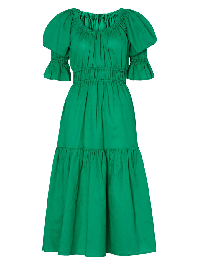 Margot Green Midi Dress by KITRI Studio