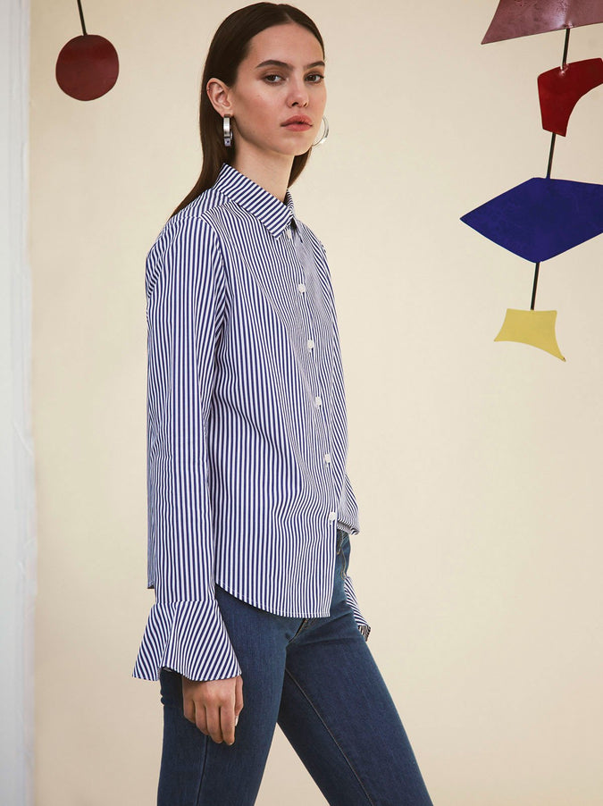 Odette Petal Cuff Shirt