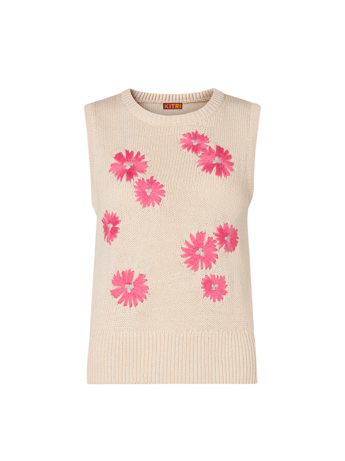 Oopsy Daisy Embroidered Cotton Vest by KITRI Studio