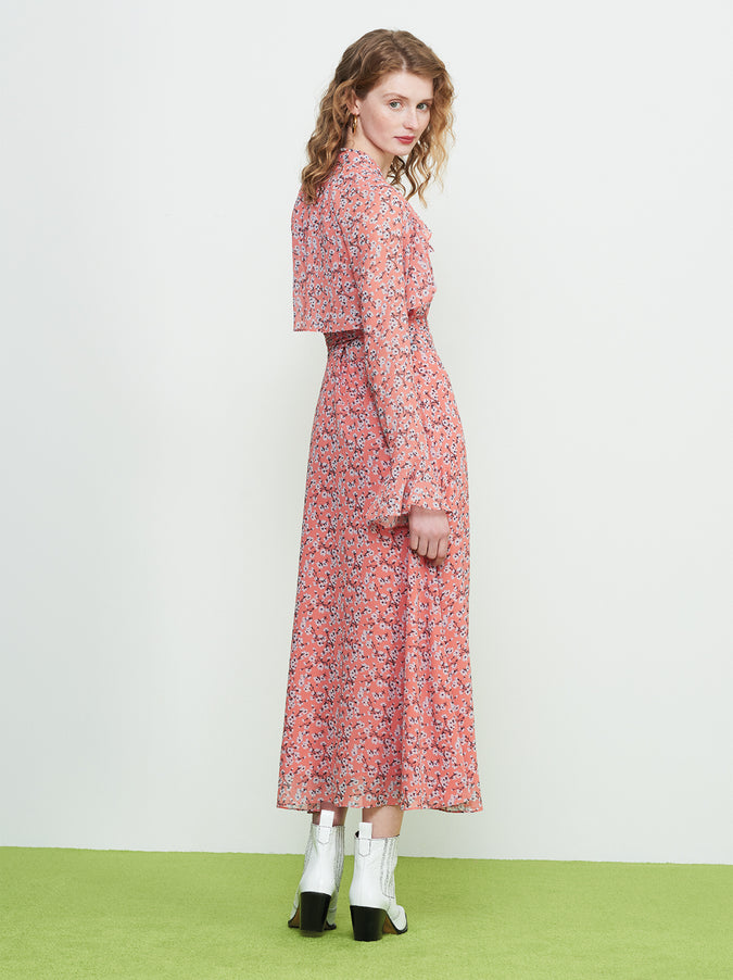 Rosalie Frill Wrap Dress